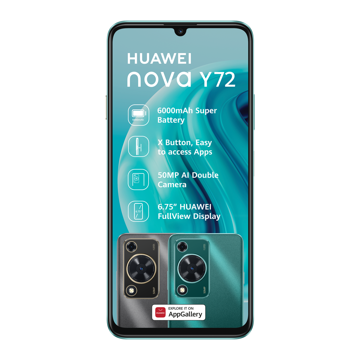 Huawei Nova Y72 8/128GB Dual Sim – PEP Cell