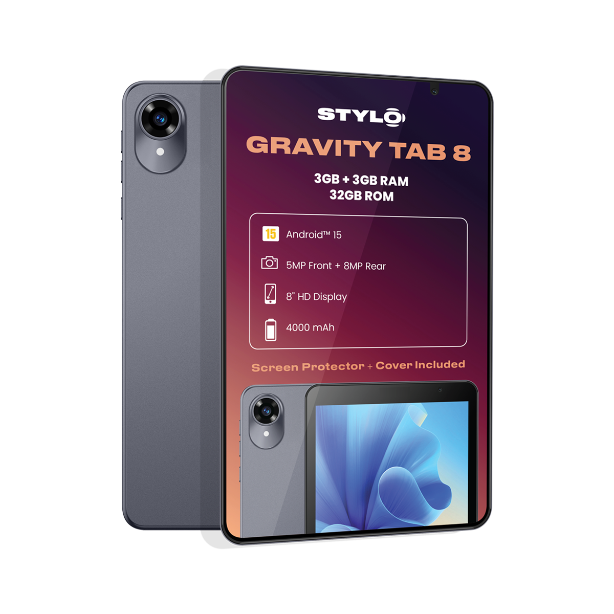Stylo Gravity Tab 8 32GB Silver