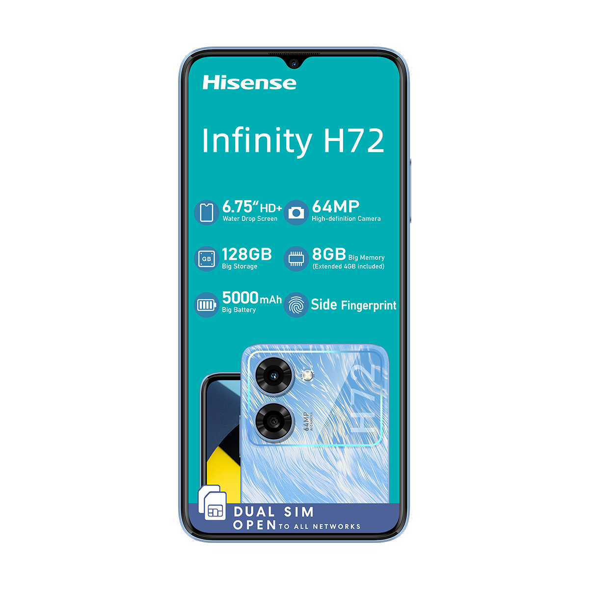 Hisense H72 128GB Dual Sim