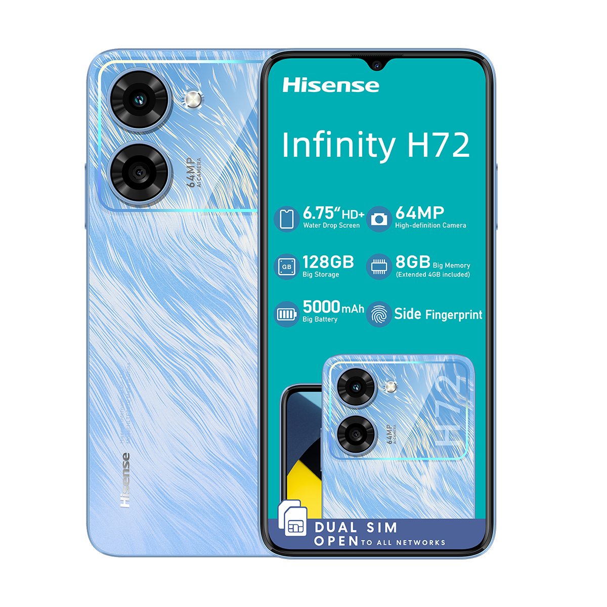 Hisense H72 128GB Dual Sim