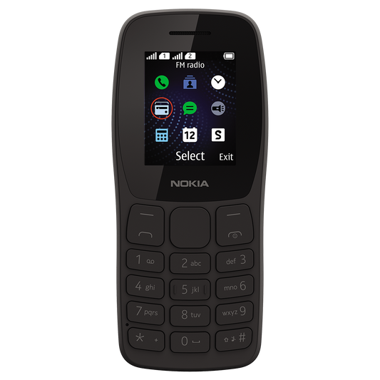 Nokia 105 Dual Sim Black