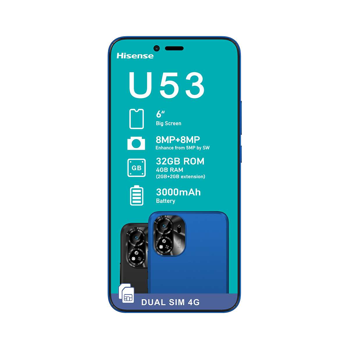 Hisense U53 32GB Dual Sim