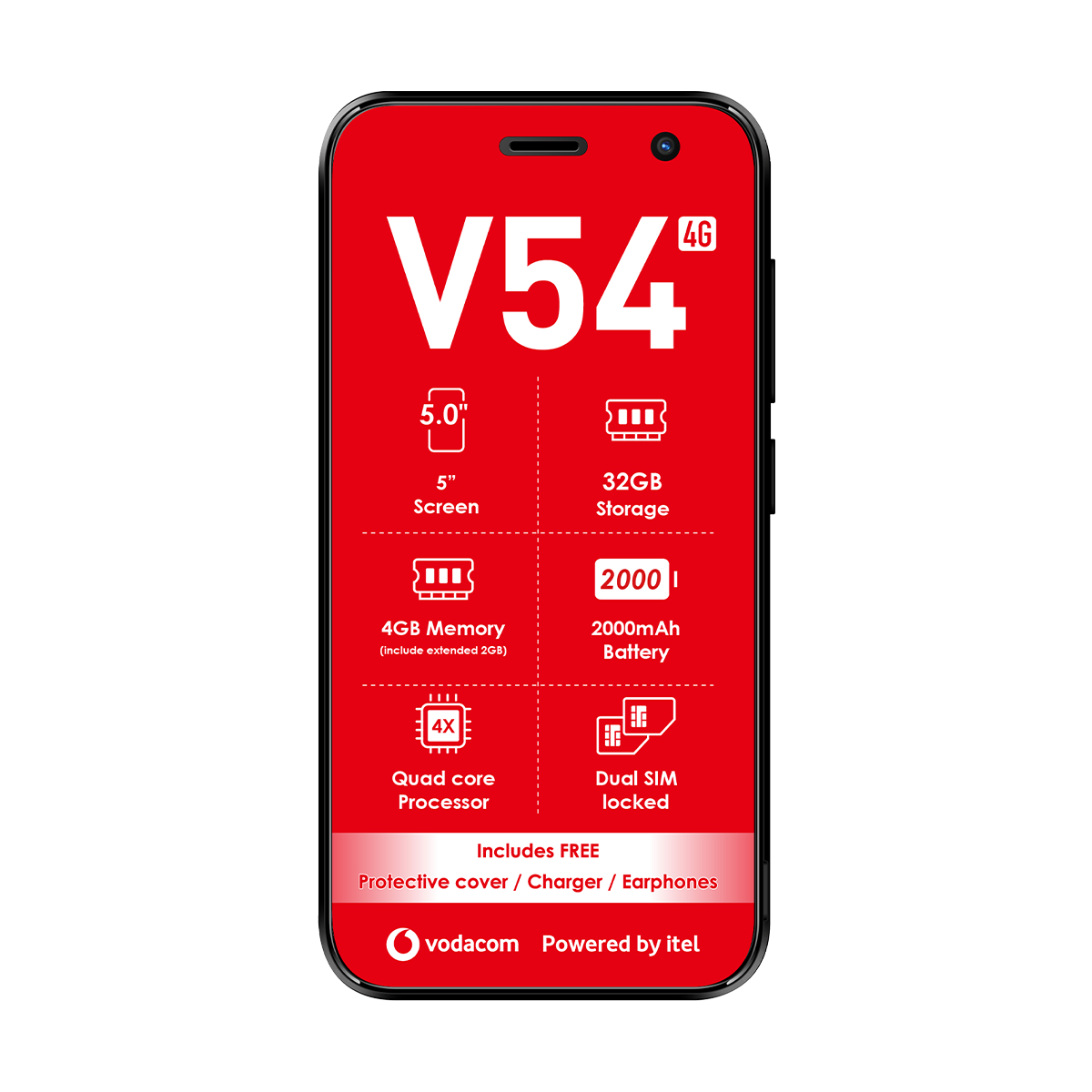 Itel V54 32GB Dual Sim