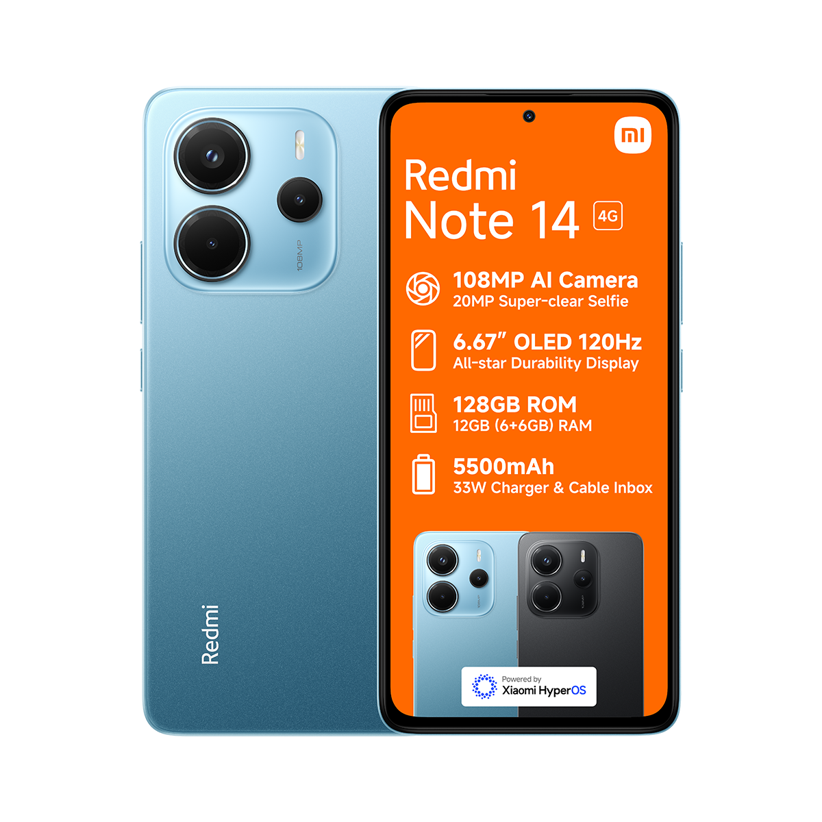 Xiaomi Redmi Note 14 128GB Dual Sim
