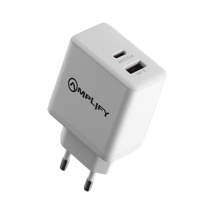 Amplify 45W Dual USB Type C Wall Charger