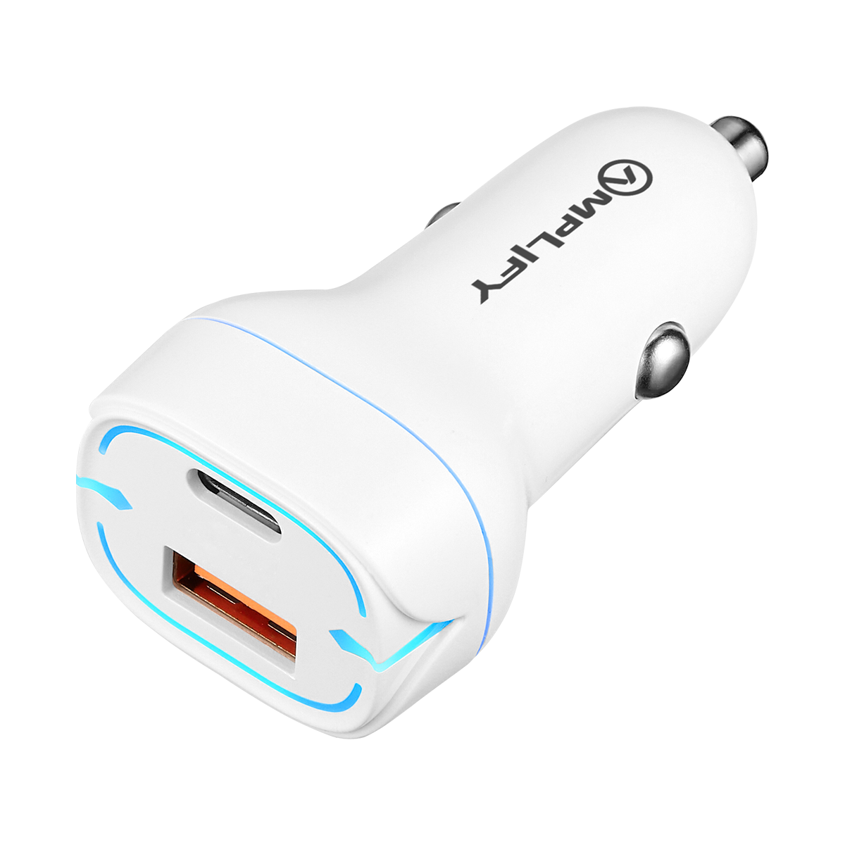 Amplify Dual 32W Type-C USB Car Charger