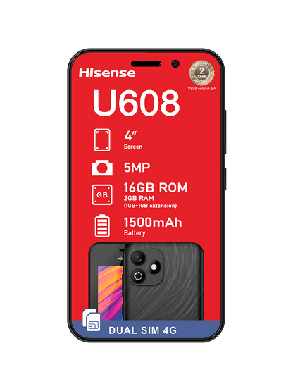 Hisense U608 16GB Dual Sim