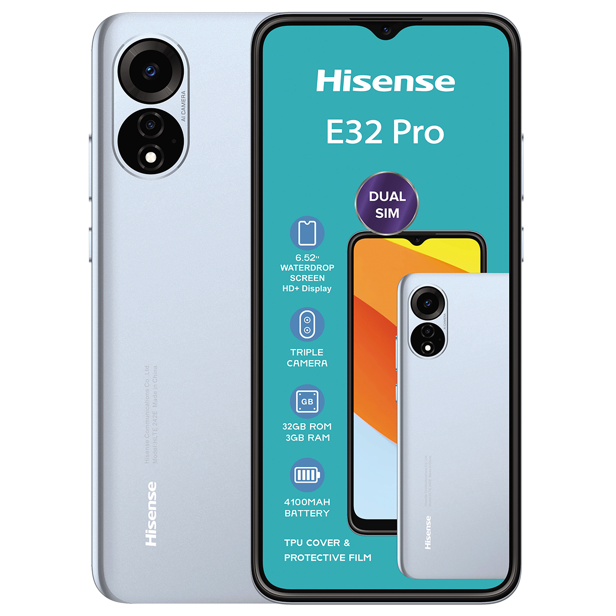Hisense E32 Pro 32GB Dual Sim - Blue