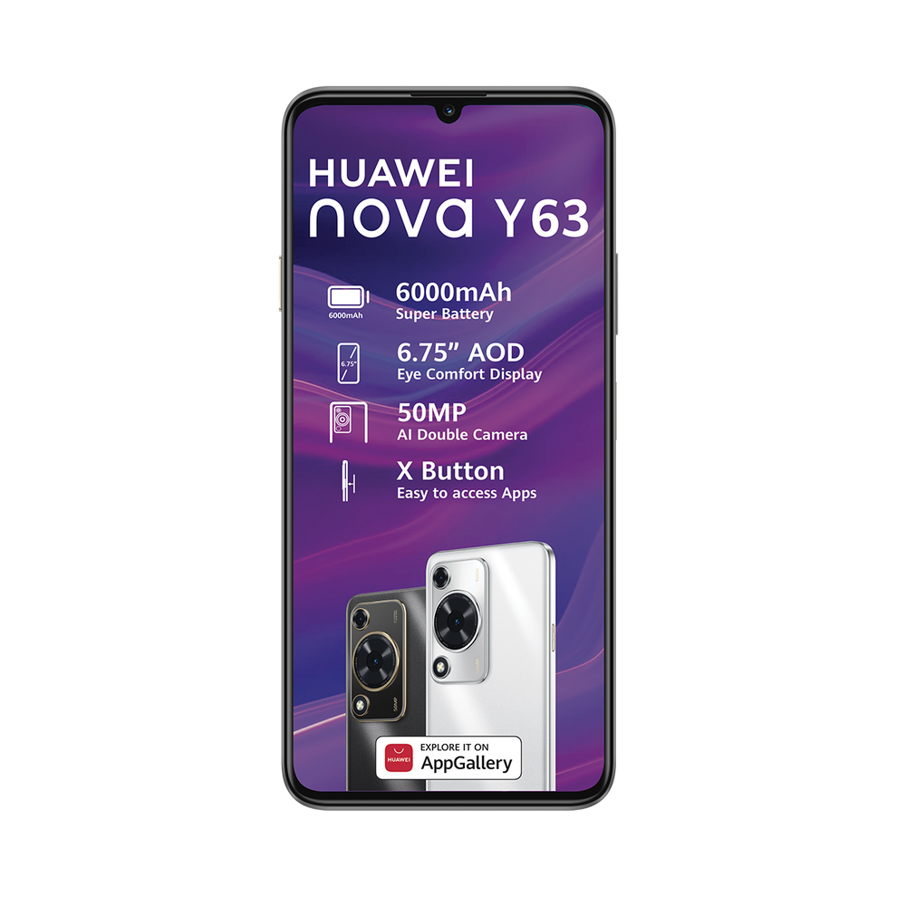 Huawei Nova Y63 Silver 128GB Dual Sim PEP Cell huawei-nova-y63-silver-128gb-dual-sim-pep-cell