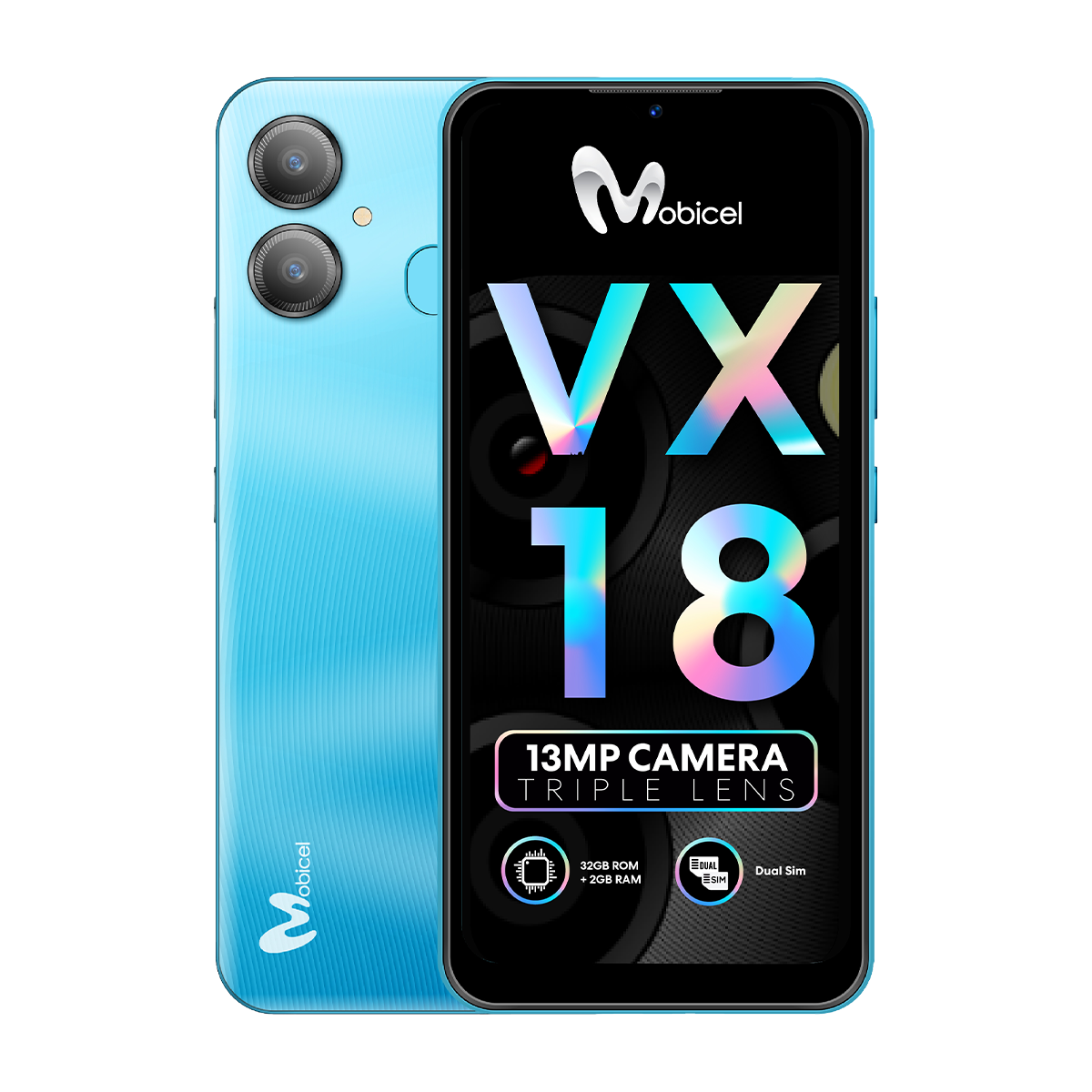 Mobicel VX18 32GB dual Sim Blue