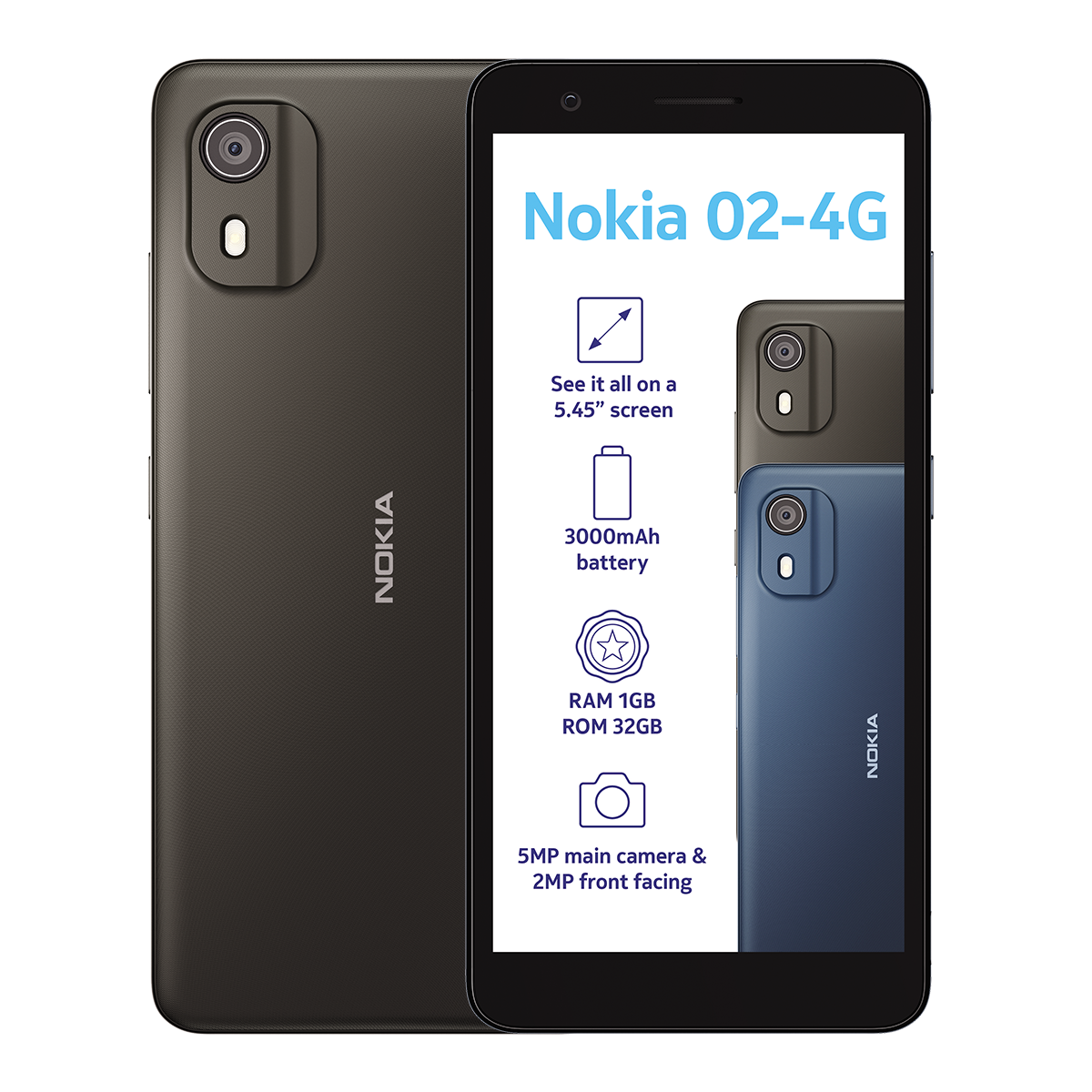 Nokia 02 - 4G 32GB dual sim