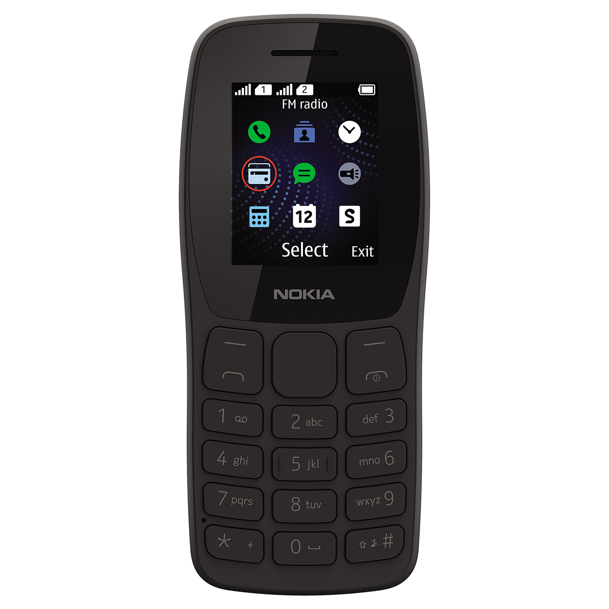 Nokia 105 Dual Sim Black