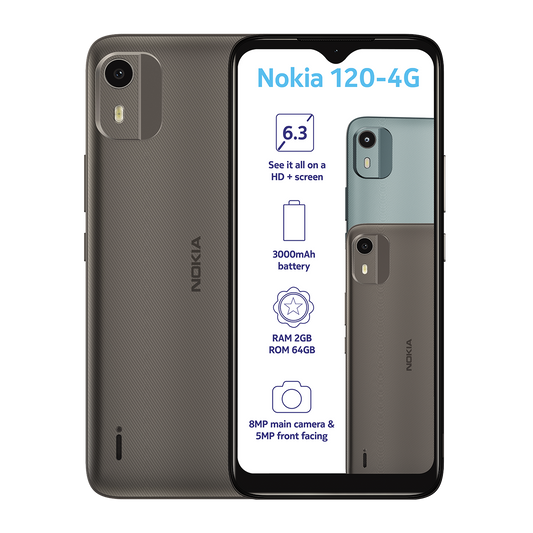 Nokia 120 - 4G Grey 64GB Dual Sim