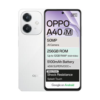 Oppo A40M 256GB Dual Sim White