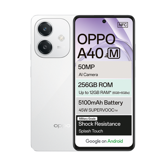 Oppo A40M 256GB Dual Sim White