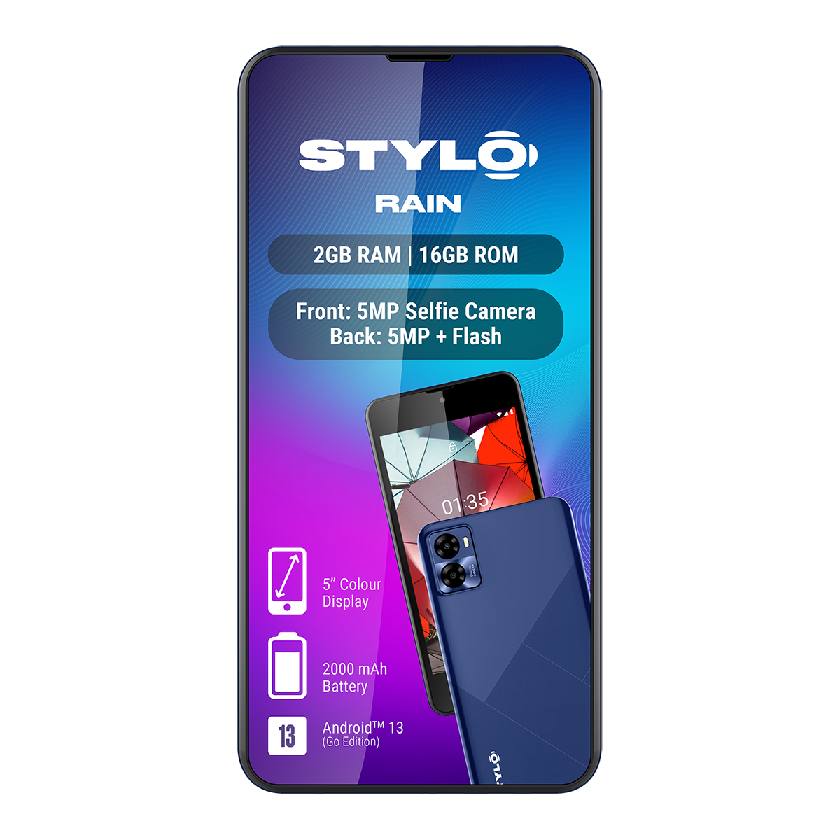 Stylo Rain 2/16GB Dual Sim