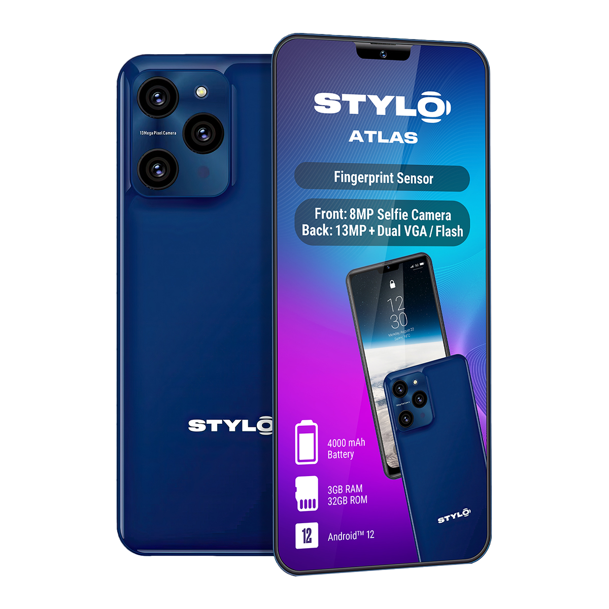 Stylo Atlas 32GB Dual Sim – PEP Cell