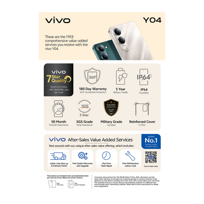 Vivo Y04 256GB Dual Sim Gold