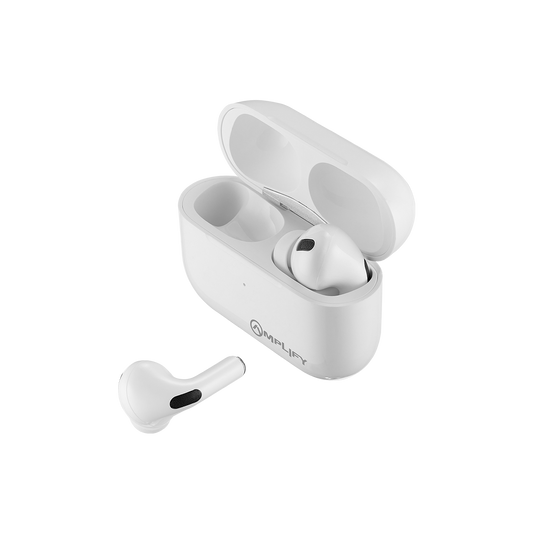 Amplify Note Pro Wireless Earbuds Pods White