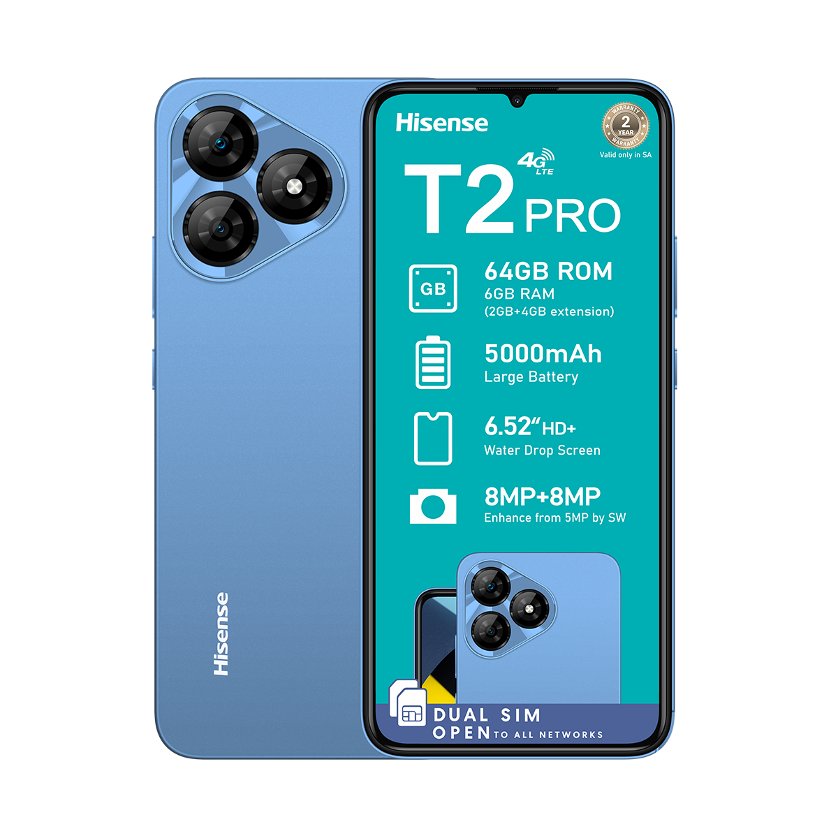 Hisense T2 Pro 64GB Dual Sim