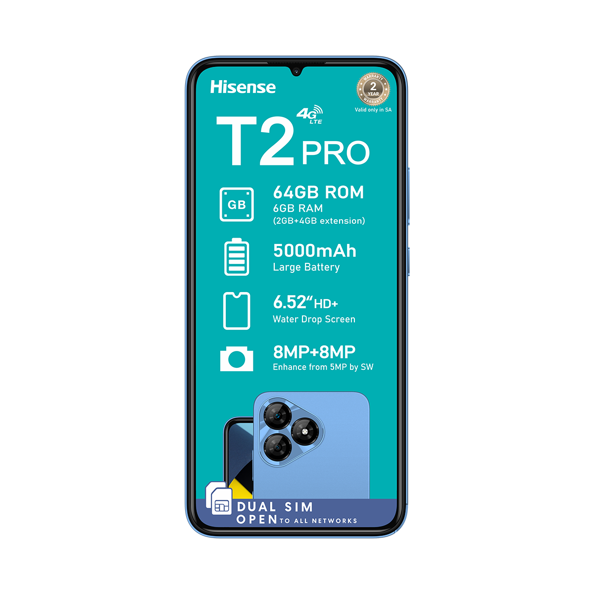 Hisense T2 Pro 64GB Dual Sim