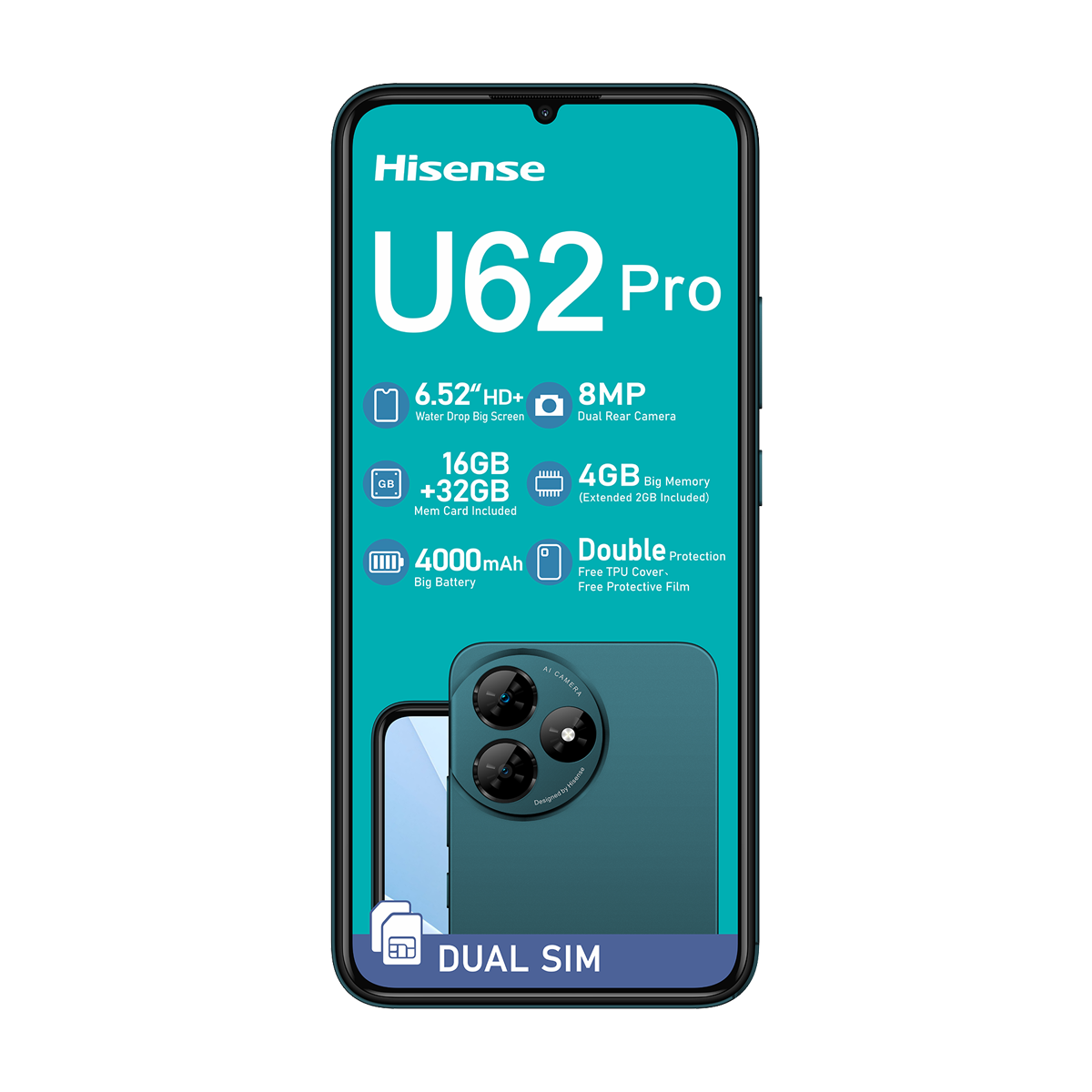 Hisense U62 Pro Dual Sim