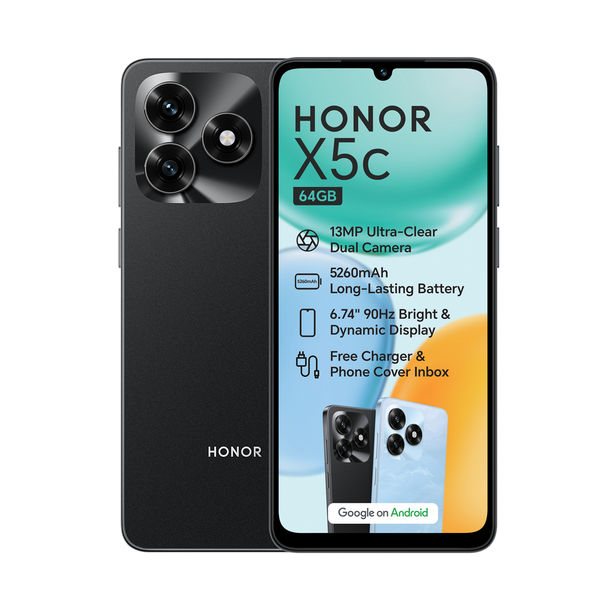 Honor X5c 64GB Dual Sim Black