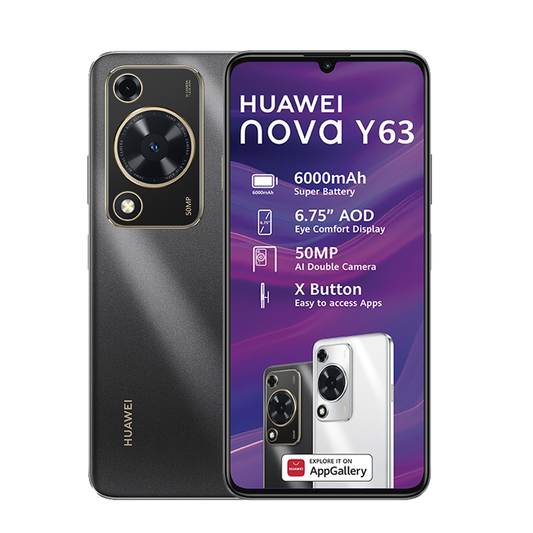 Huawei Nova Y63 128GB Dual Sim Black