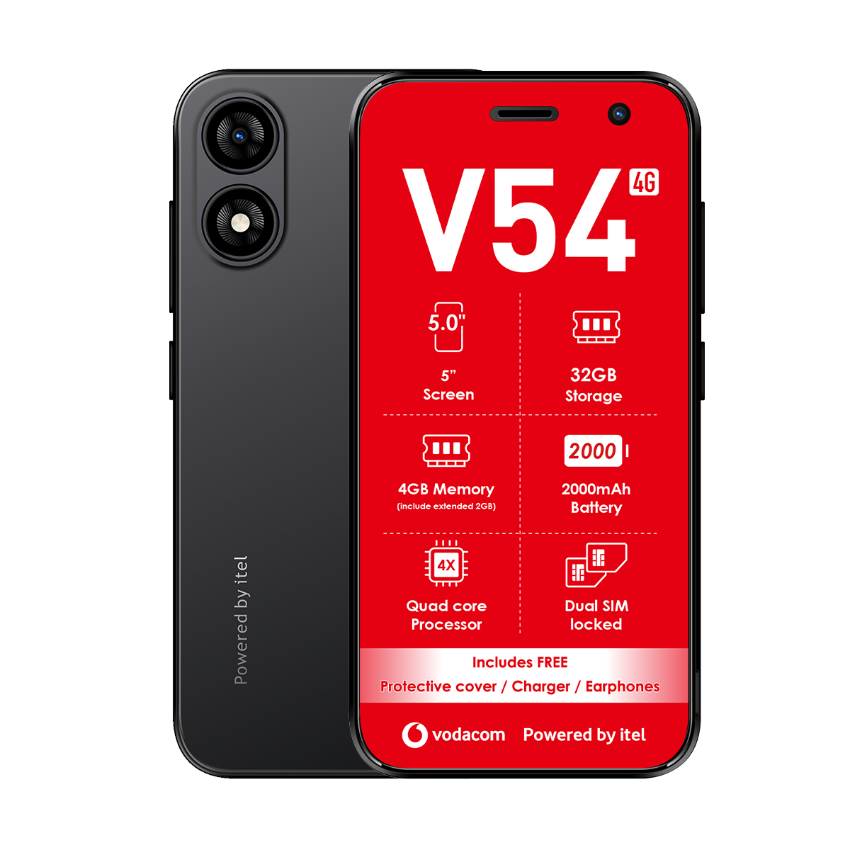 Itel V54  32GB Dual Sim