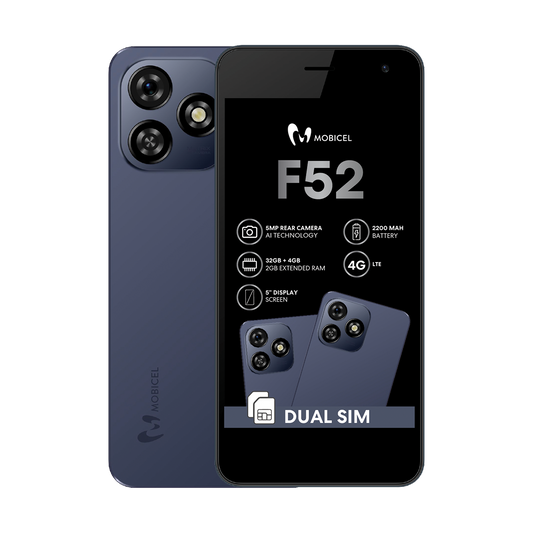 Mobicel F52 Dual Sim Grey