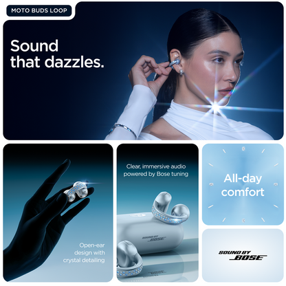 Motorola Razr 60 Swarovski 256GB Ice Melt + Earbuds