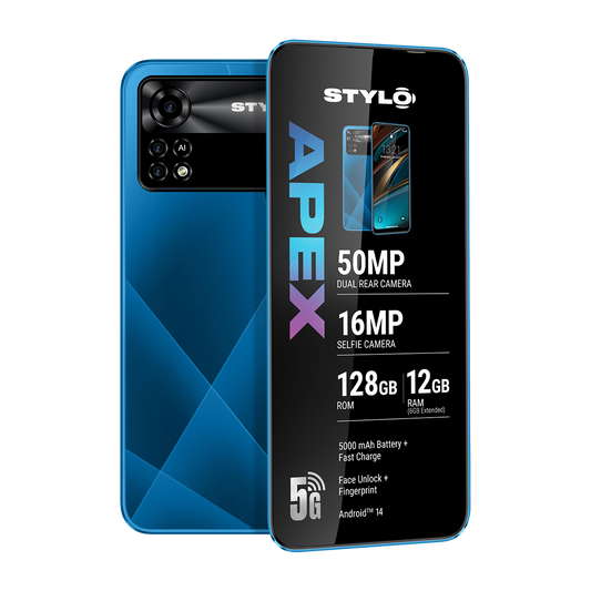 Stylo Apex 128GB Dual Sim Ocean Blue