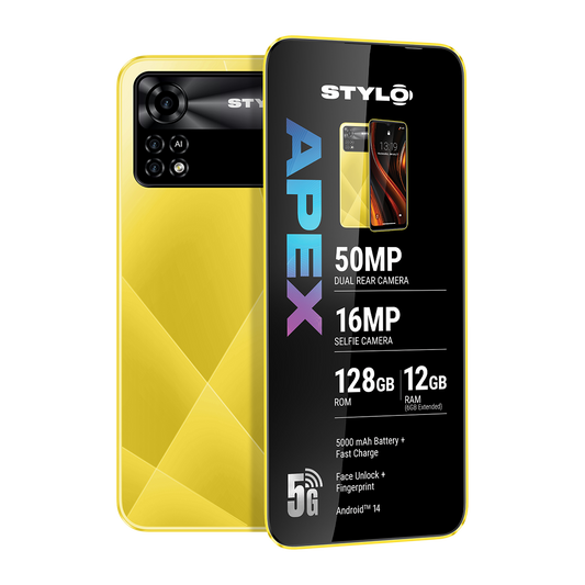 Stylo Apex 128GB Dual Sim Sunset Yellow