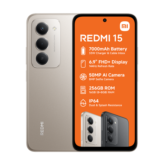 Xiaomi Redmi 15 256GB Dual Sim Gold