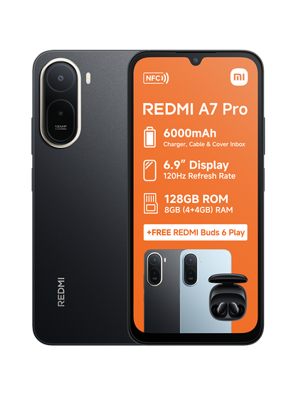 Xiaomi Redmi A7 Pro 128GB Dual Sim Plus Free Earbuds