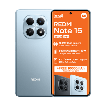 Xiaomi Redmi Note 15 128GB Dual Sim + Powerbank