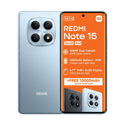 Xiaomi Redmi Note 15 128GB Dual Sim + Powerbank