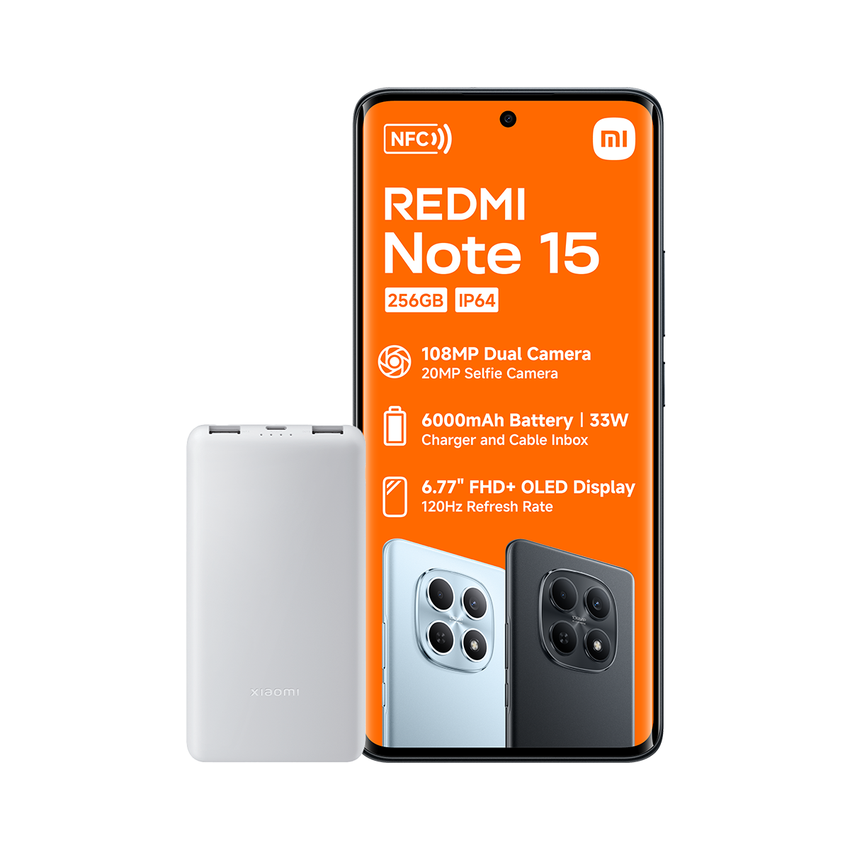 Xiaomi Redmi Note 15 128GB Dual Sim + Powerbank