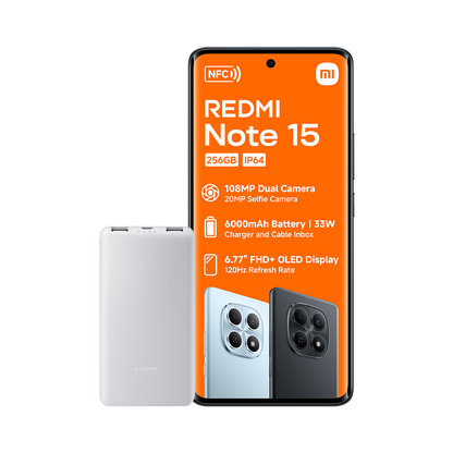 Xiaomi Redmi Note 15 128GB Dual Sim + Powerbank