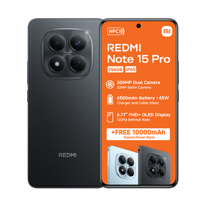 Xiaomi Redmi Note 15 Pro 256GB Dual Sim Plus Powerbank