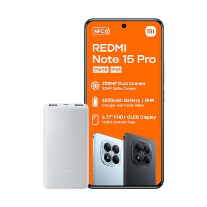 Xiaomi Redmi Note 15 Pro 256GB Dual Sim Plus Powerbank