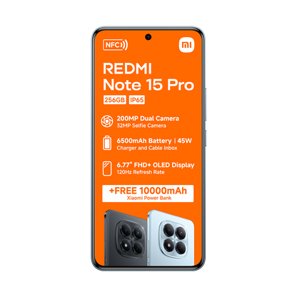 Xiaomi Redmi Note 15 Pro 256GB Dual Sim Plus Powerbank