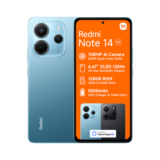 Xiaomi Redmi Note 14 128GB Dual Sim