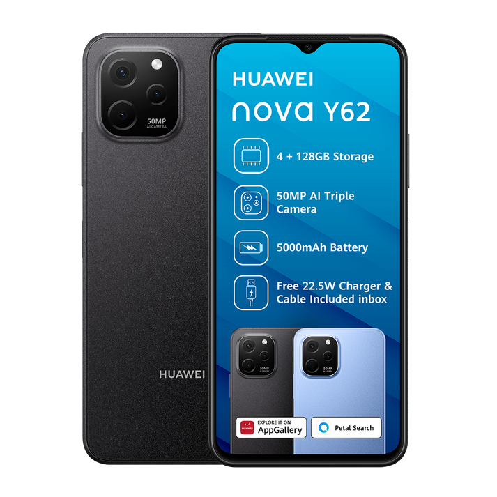 Huawei Nova Y62 128GB Dual Sim – PEP Cell